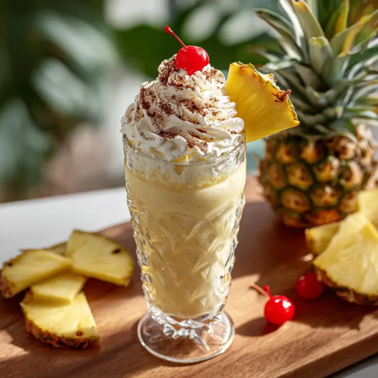 Pina Colada Milkshake Recipe