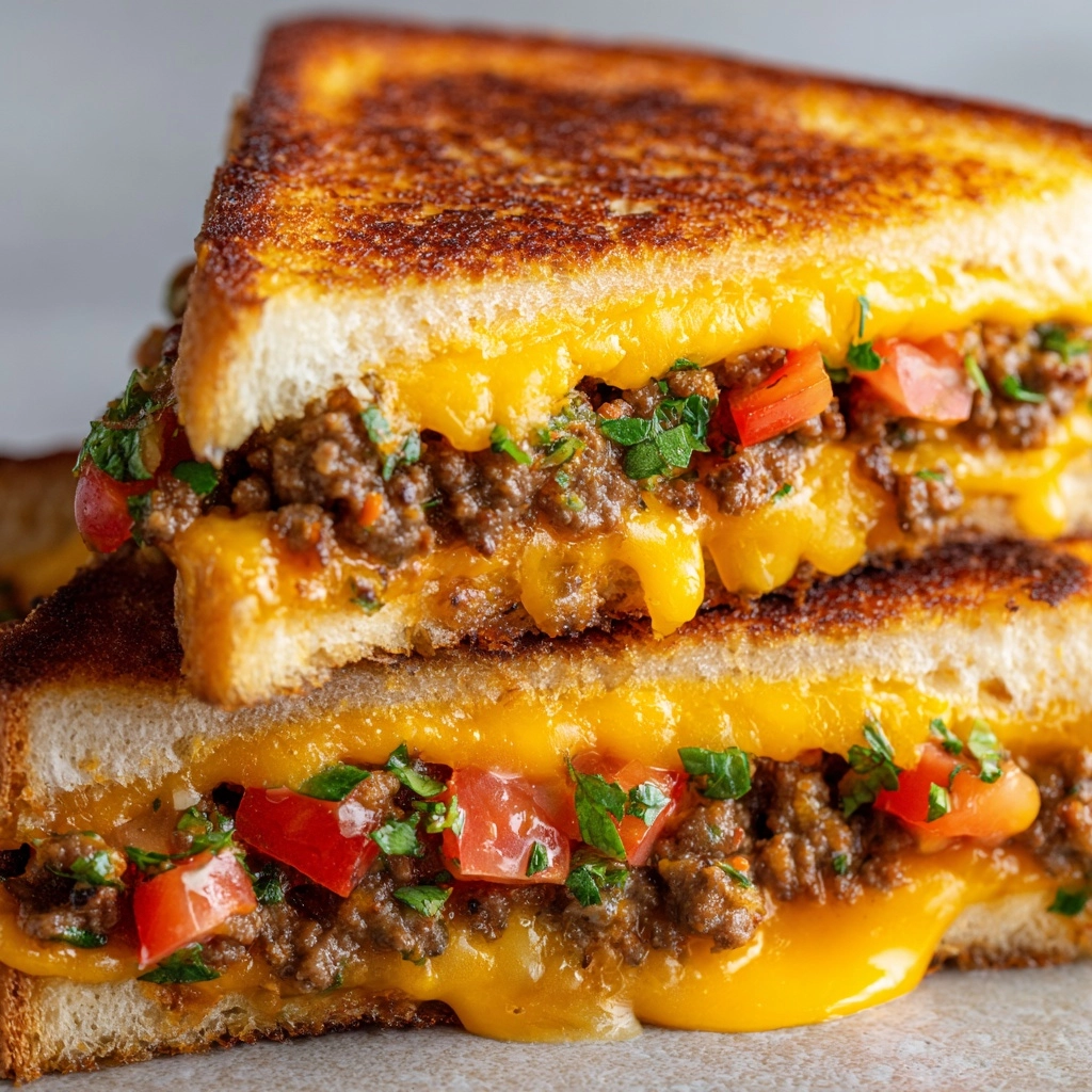 Taco Grilled Cheese Sandwich Recipe - Recipe Image