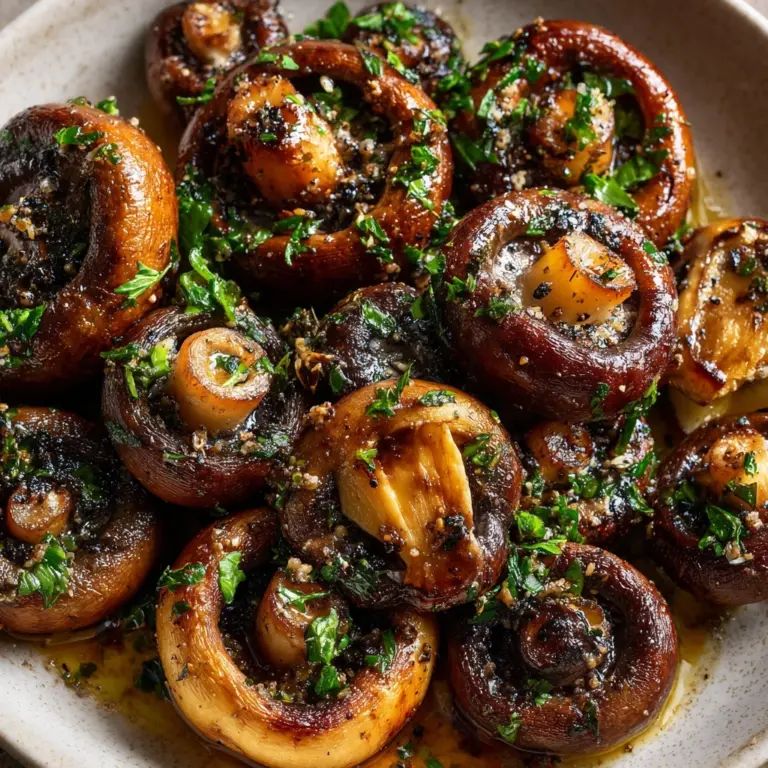 Quick and Easy Air Fryer Mushrooms Recipe