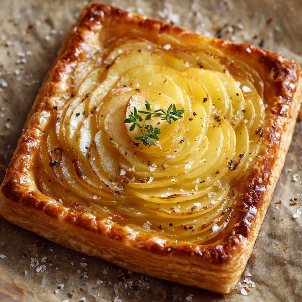 Camembert & Potato Puff Pastry Bites with Honey Recipe - Recipe Image