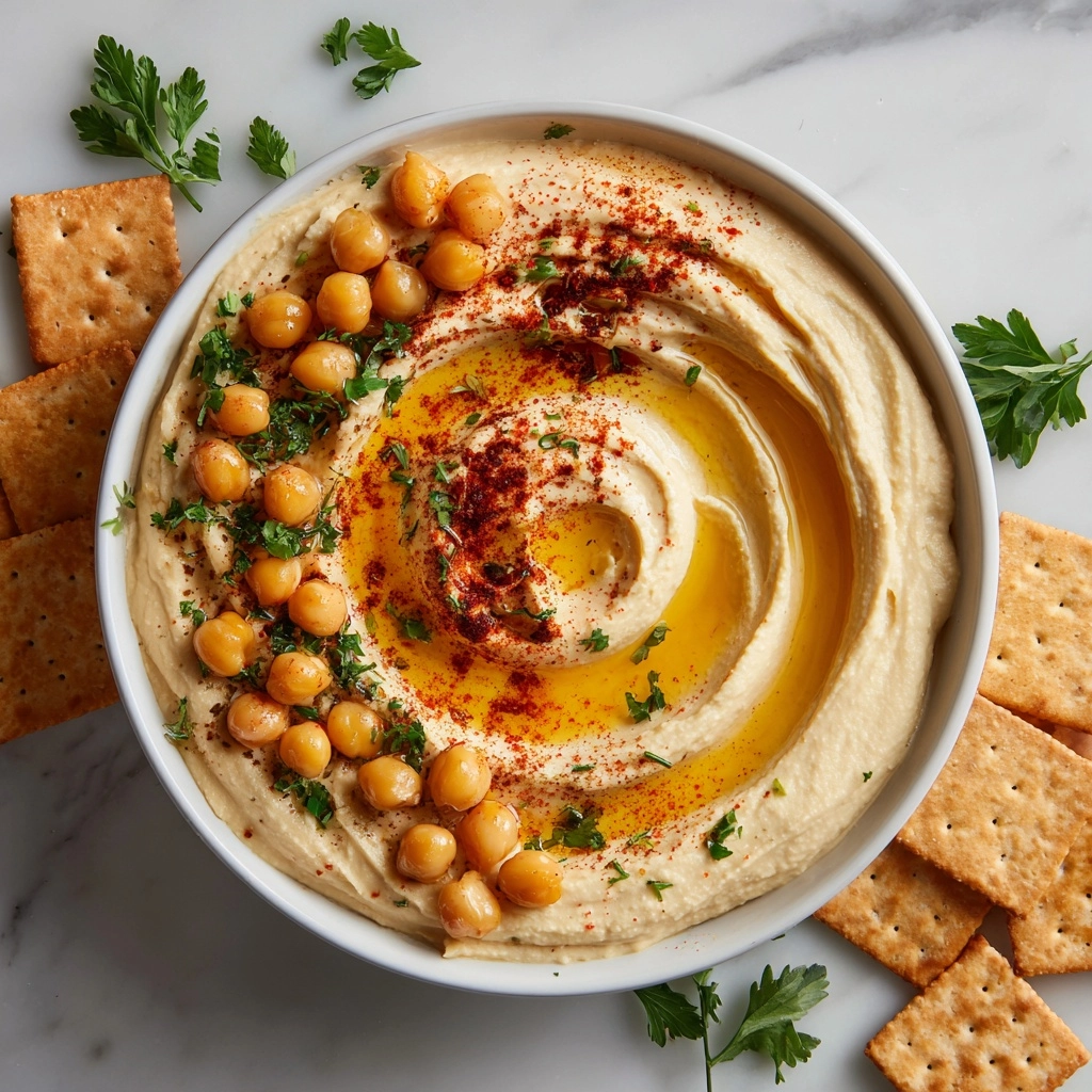 Homemade Hummus Recipe - Recipe Image