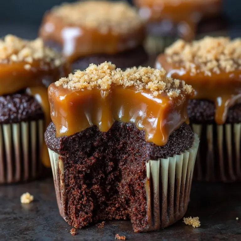 Irresistible Salted Caramel Lava Cupcakes Recipe