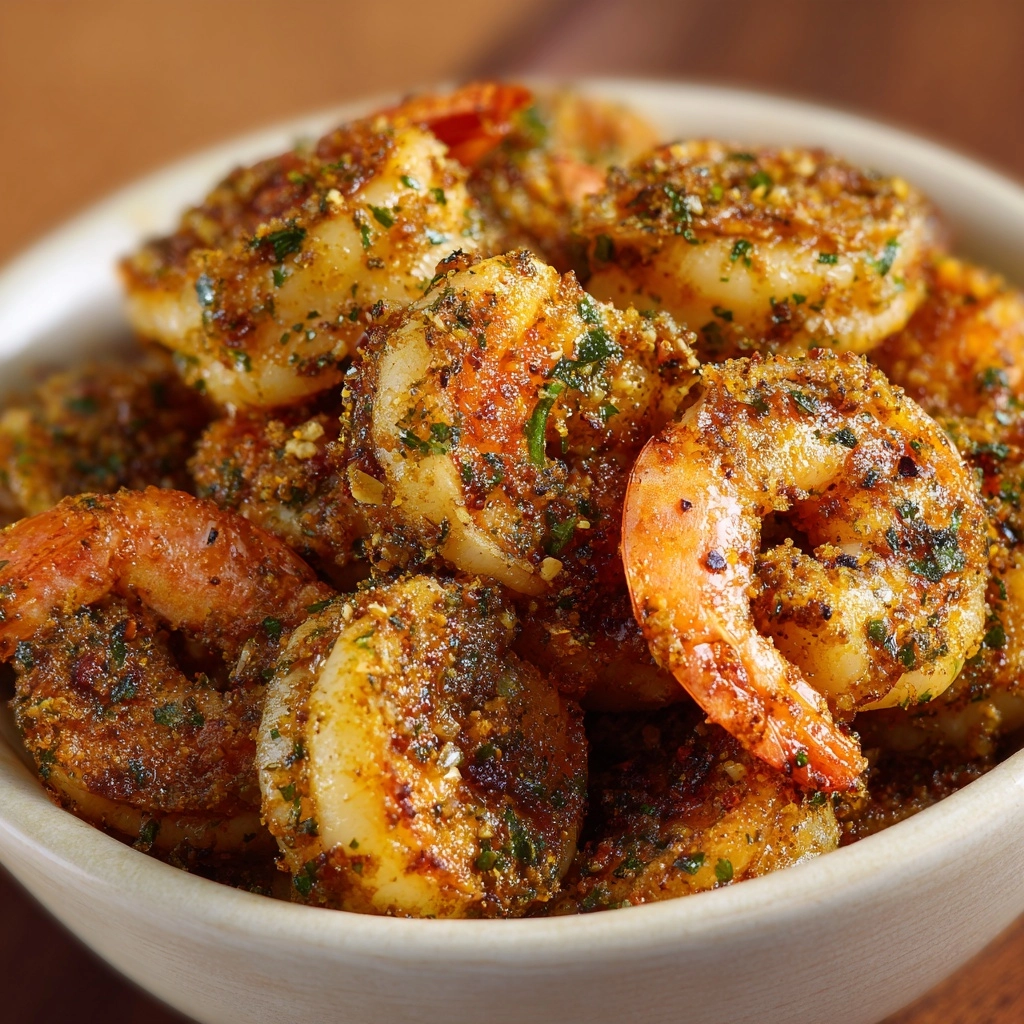 Air Fryer Garlic Parmesan Shrimp Recipe