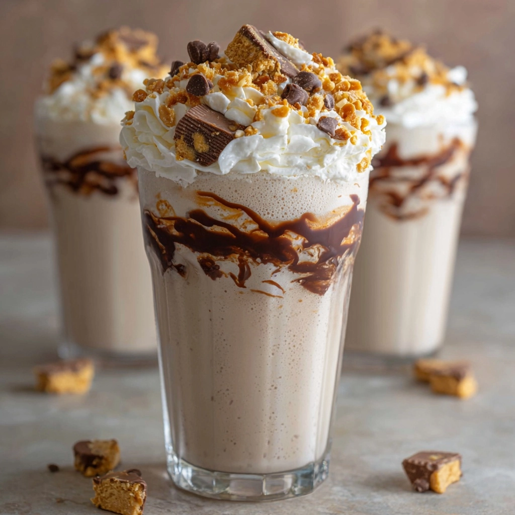 Peanut Butter Cup Frappuccino Recipe - Recipe Image