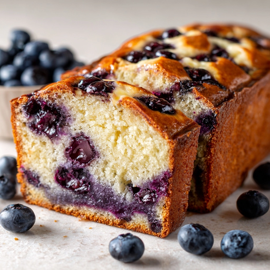 Blueberry Cream Cheese Bread Recipe - Recipe Image