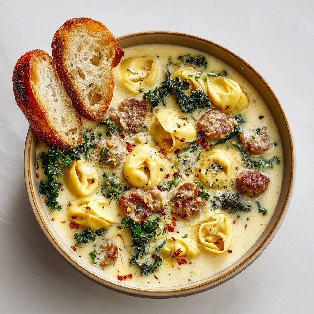Sausage Tortellini Soup Recipe - Recipe Image