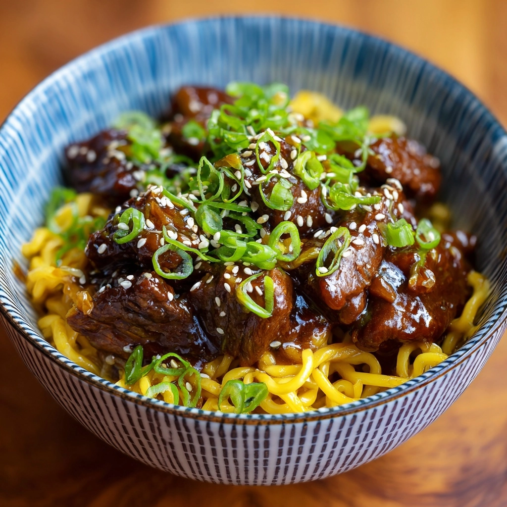 Mongolian Beef and Noodle Recipe