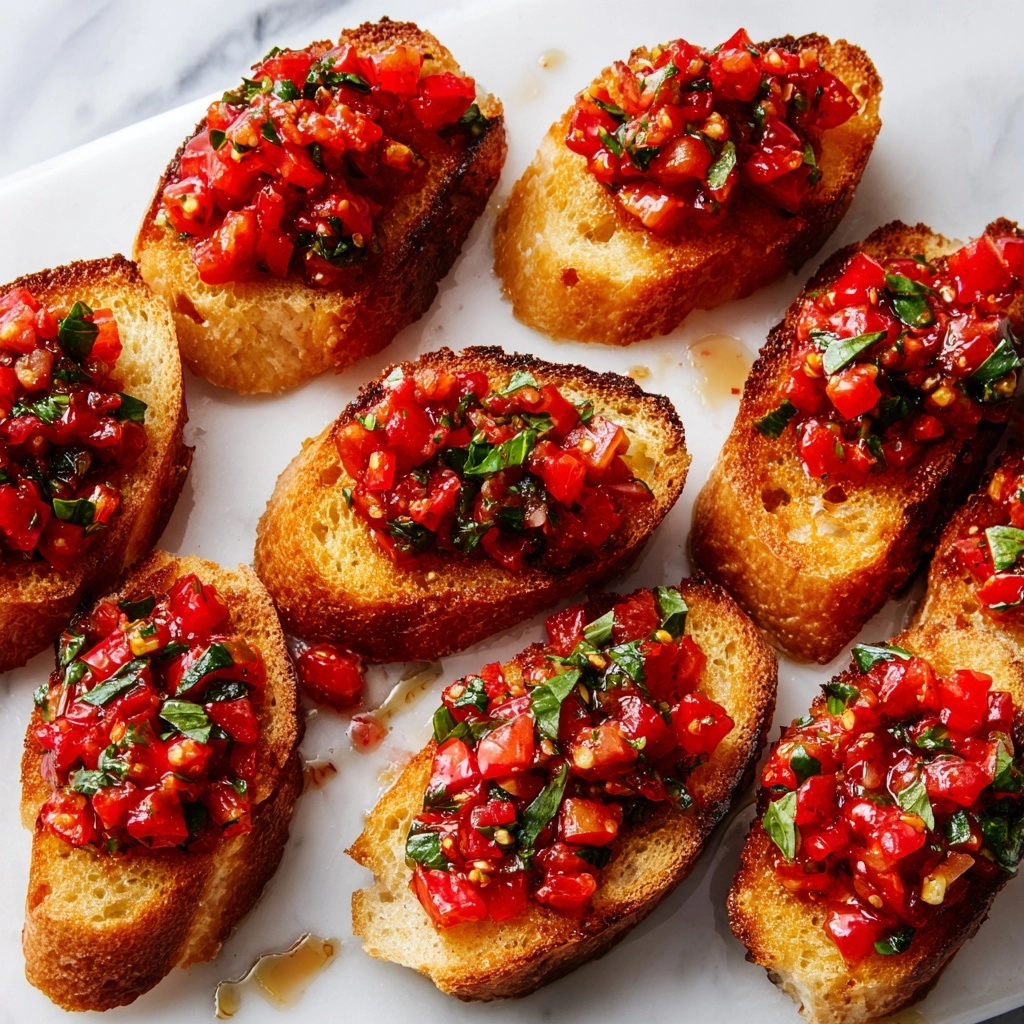 Bruschetta Recipe Guaranteed to Wow – Easy, Fresh, and Flavorful Recipe - Recipe Image