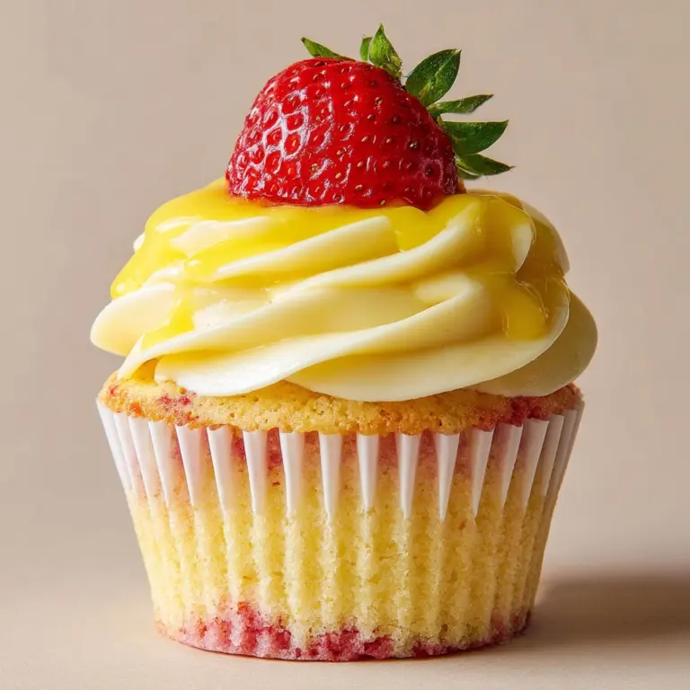 Strawberry Mango Cupcakes Recipe