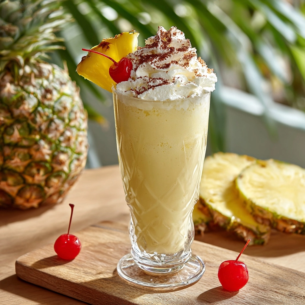 Pina Colada Milkshake Recipe - Recipe Image