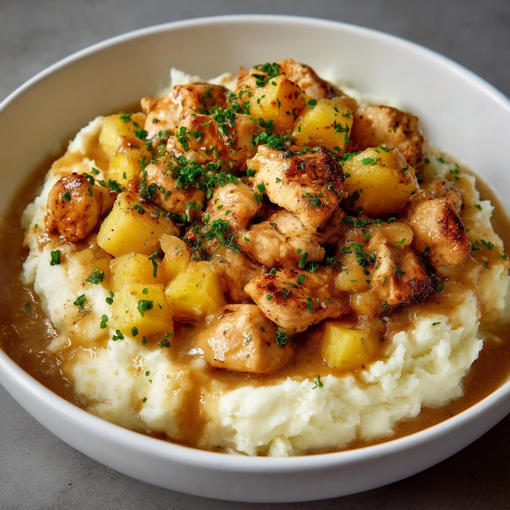 Chicken Mashed Potato Bowls Recipe