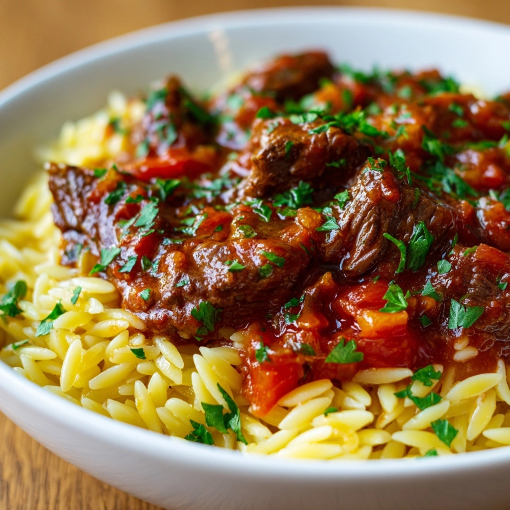 Beef Giouvetsi Recipe - Recipe Image