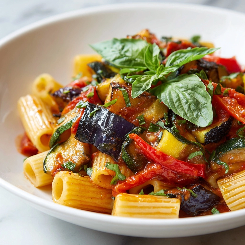 Roasted Vegetable Pasta Recipe - Recipe Image