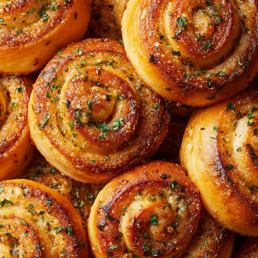 Garlic Parmesan New York Pizza Rolls Recipe - Recipe Image