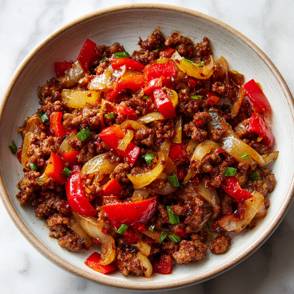 Cabbage and Ground Beef Skillet Recipe - Recipe Image