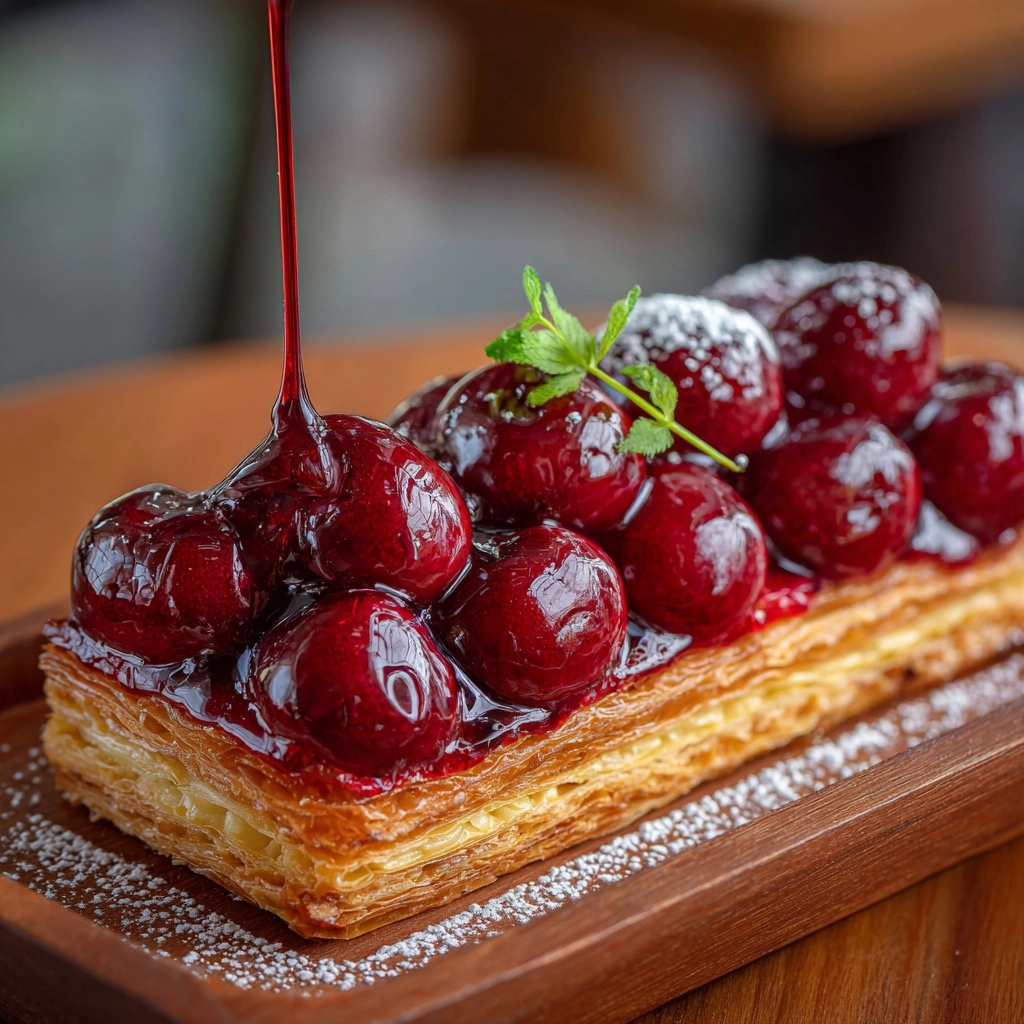 Cherry Cheese Pastry Pie Recipe - Recipe Image