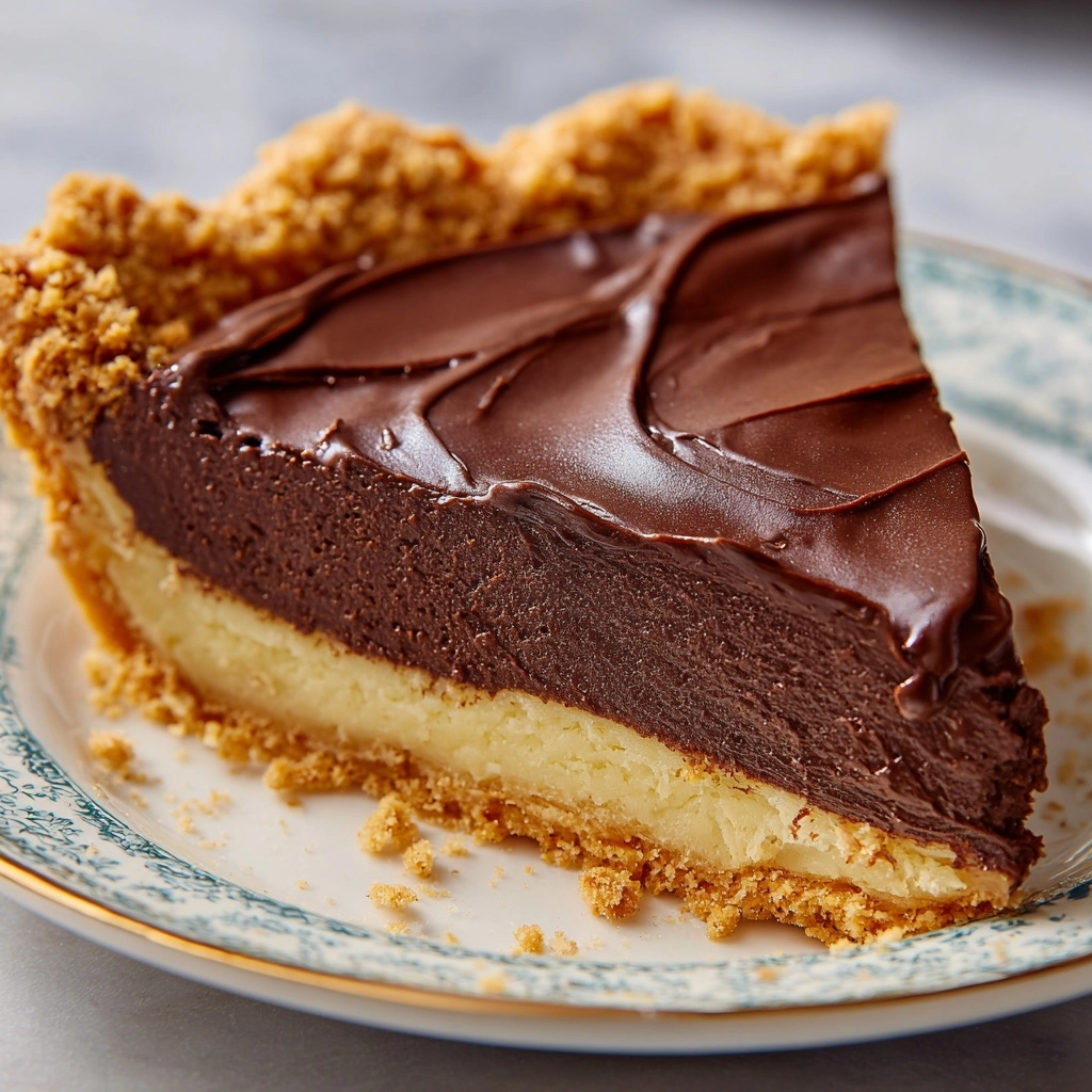 Hot Fudge Pie Recipe - Recipe Image