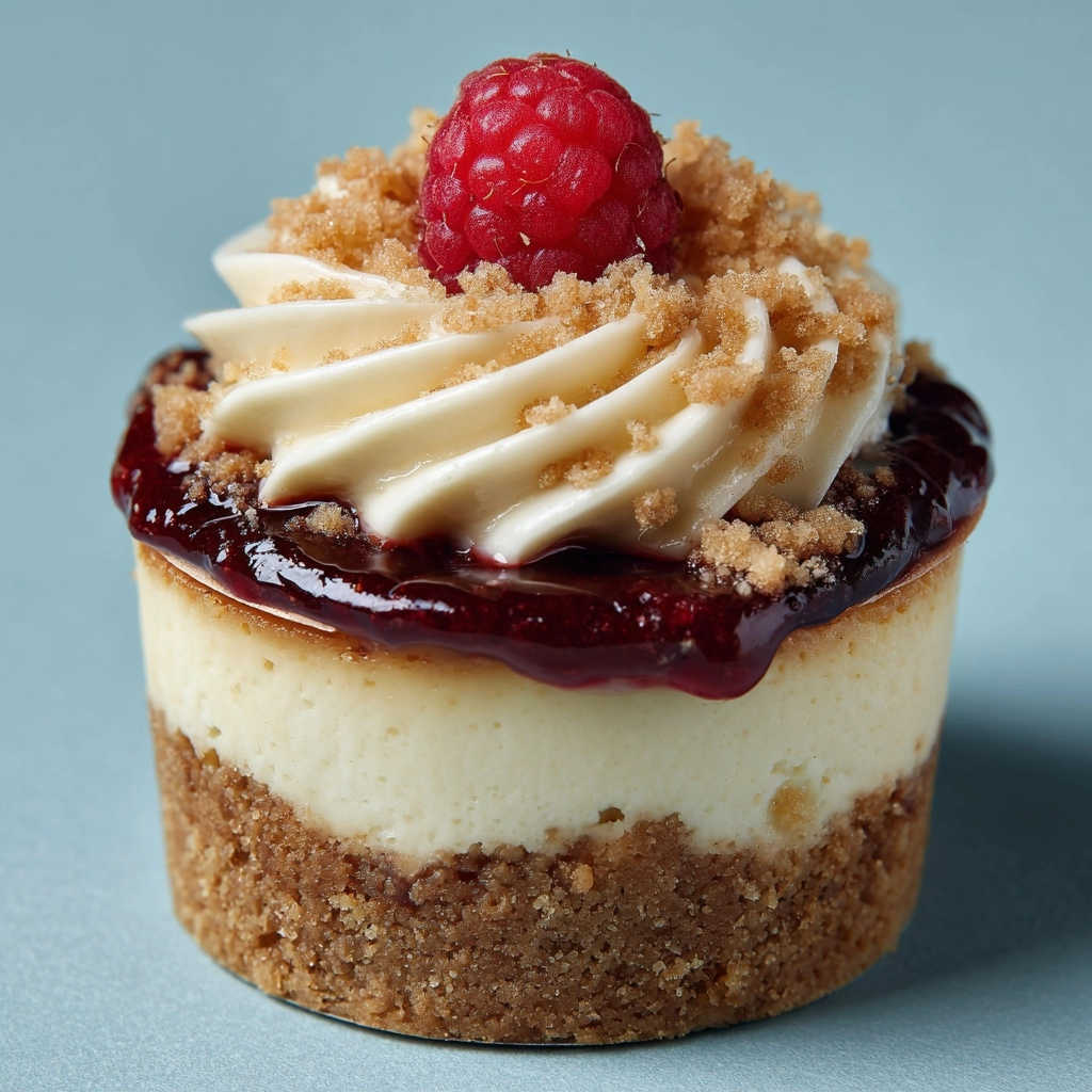 No Bake Lemon Raspberry Cheesecake Cups Recipe - Recipe Image