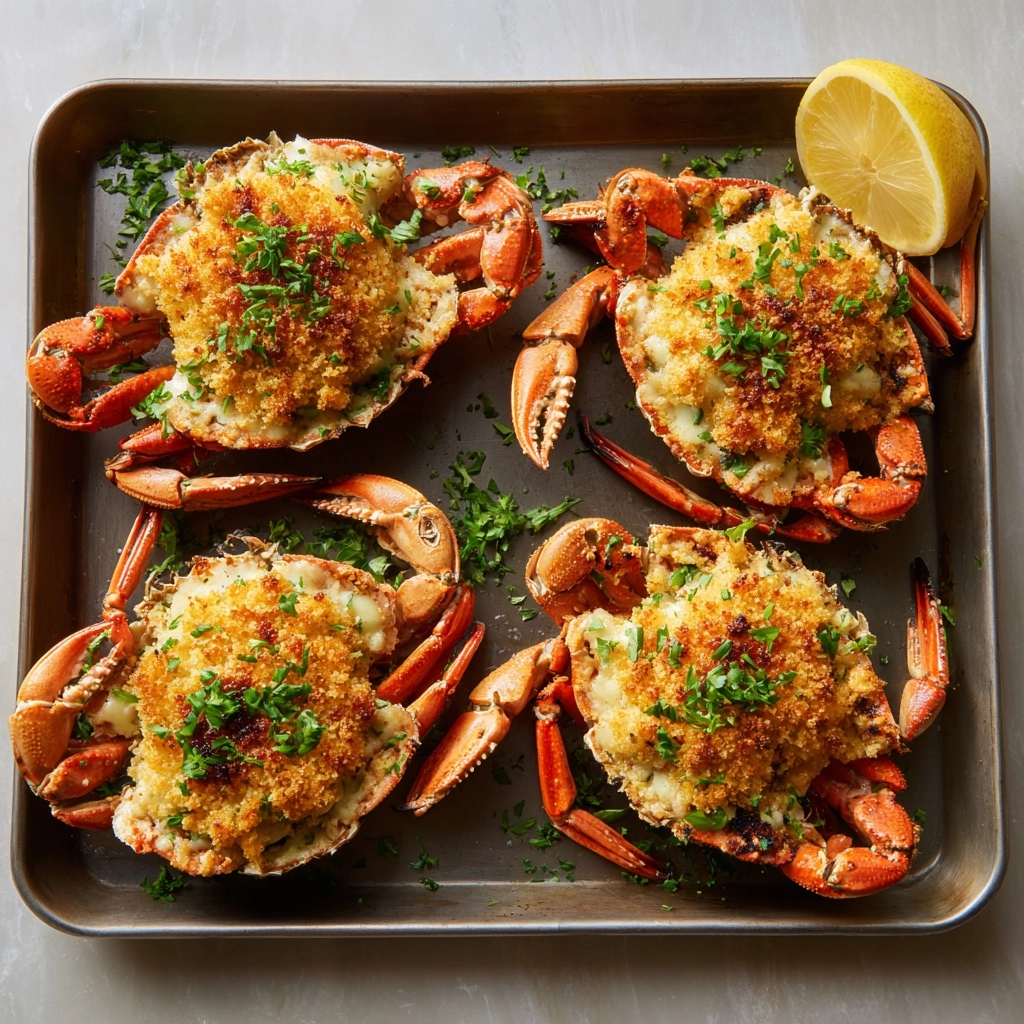 New Orleans Seafood Stuffed Crab Recipe - Recipe Image