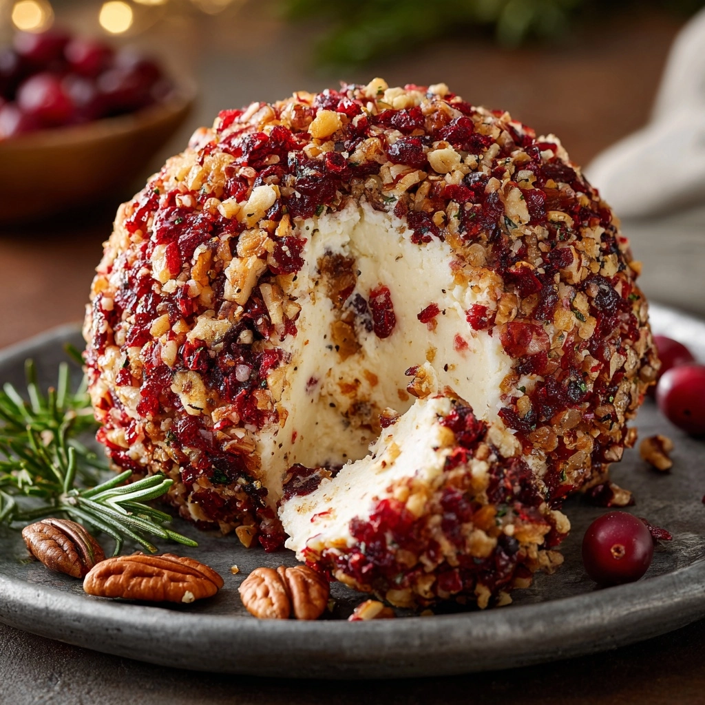 Cranberry Pecan Cheese Ball Recipe - Recipe Image