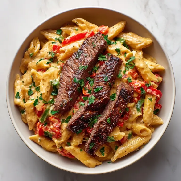 Irresistibly Delicious Creamy Cajun Steak Penne with Garlic & Parmesan Recipe