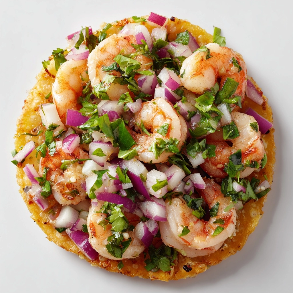 Coconut Shrimp Ceviche Tostadas Recipe - Recipe Image