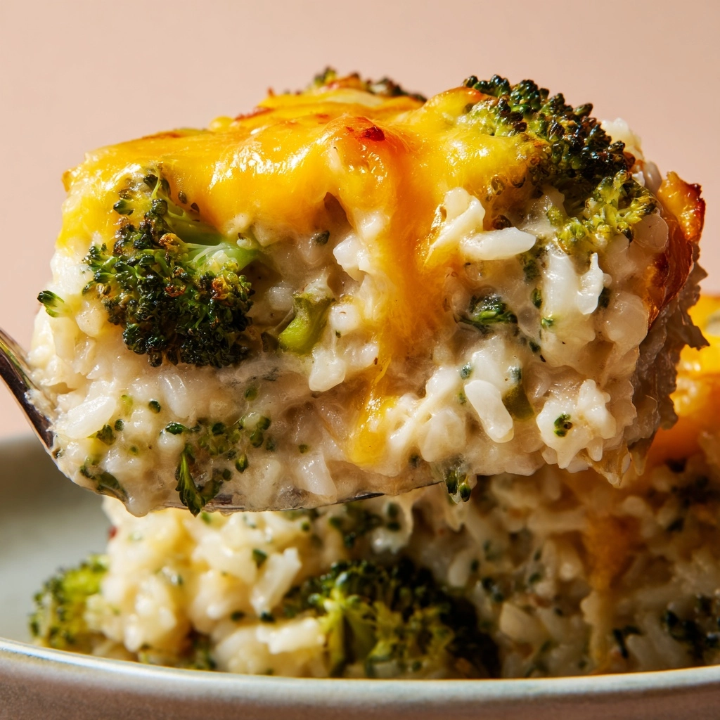 Broccoli Cheese Rice Casserole Recipe - Recipe Image