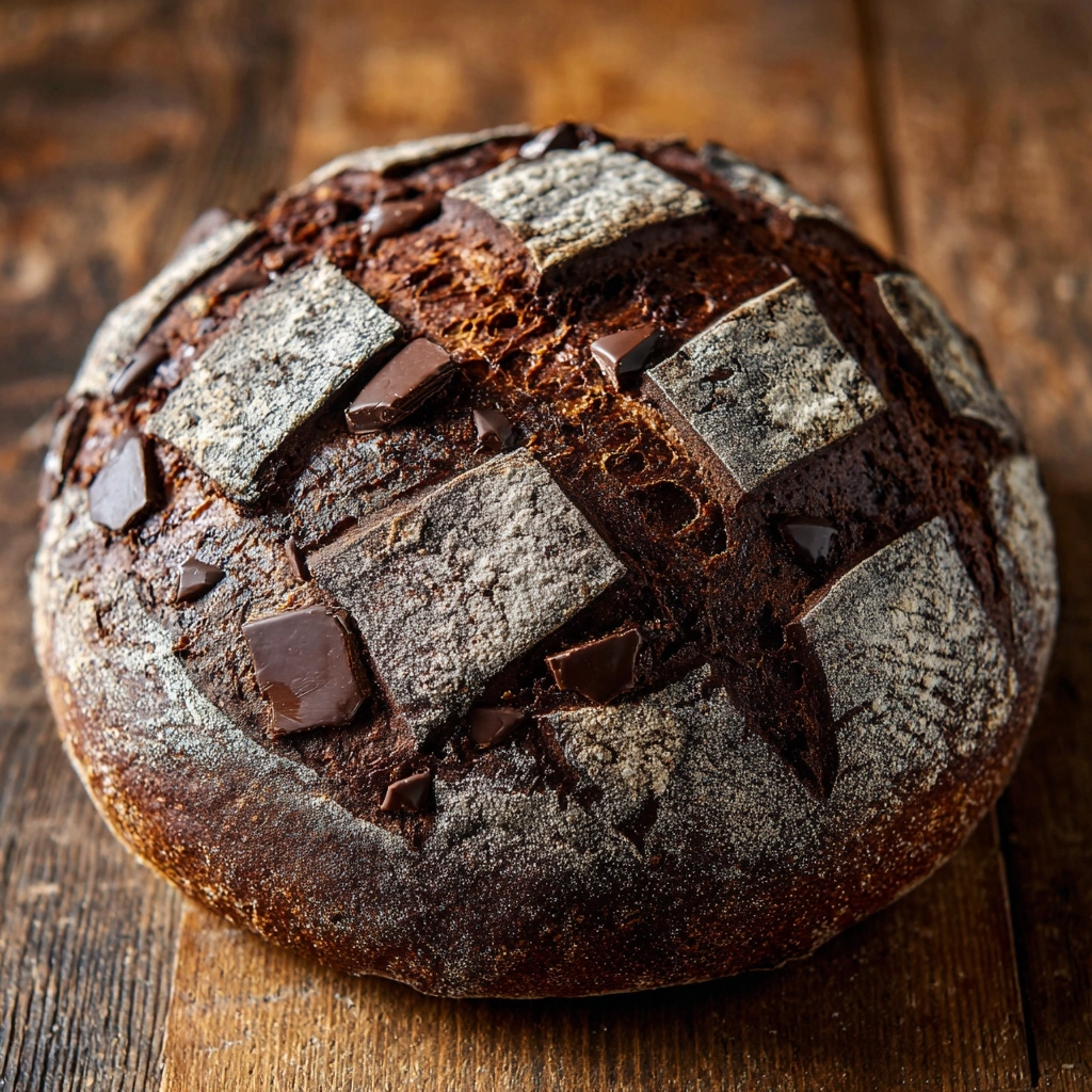 Double Chocolate Sourdough Bread Recipe
