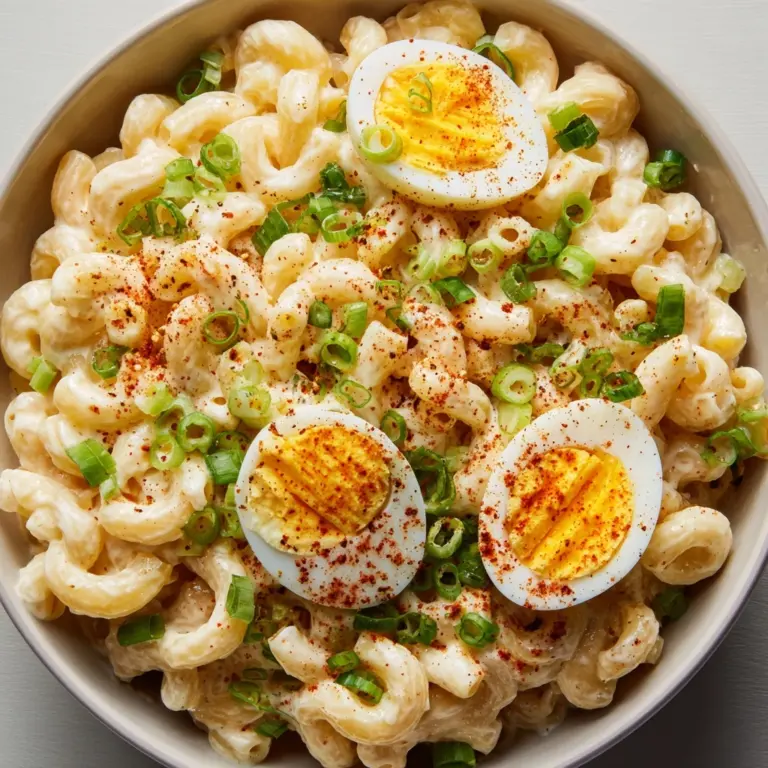 Deviled Egg Macaroni Salad Recipe