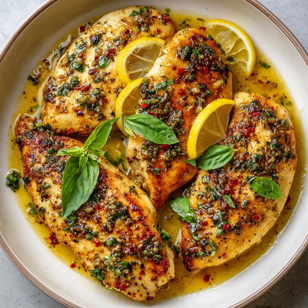 Lemon Basil Chicken Recipe