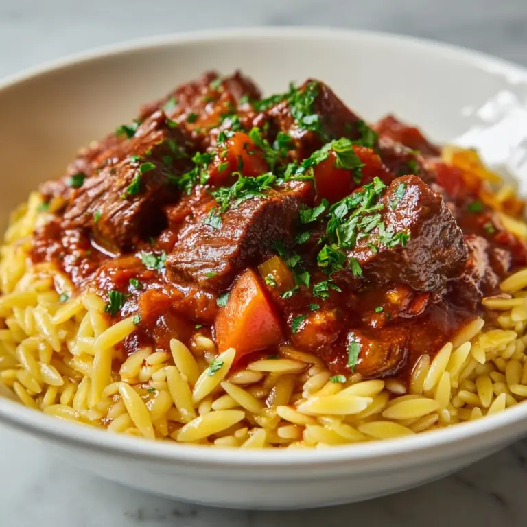 Beef Giouvetsi Recipe