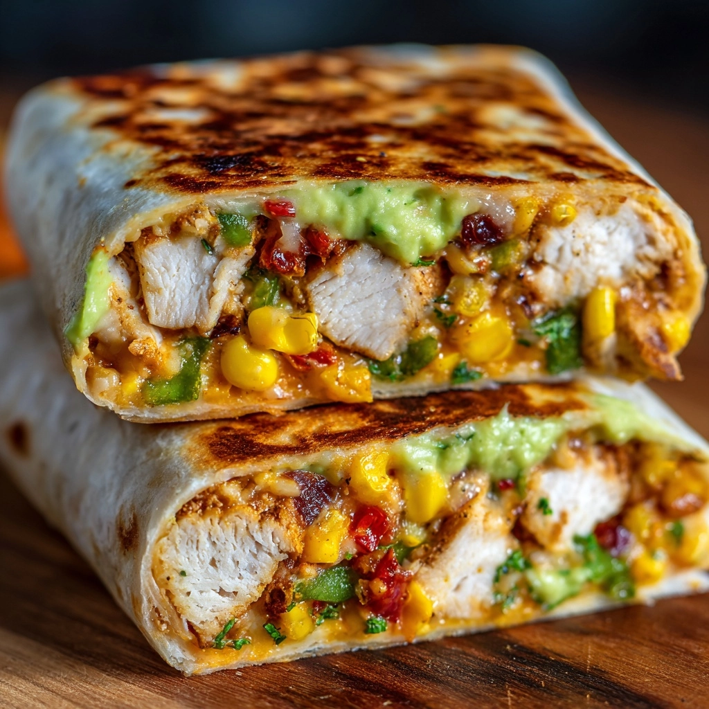 Chipotle Ranch Grilled Chicken Burrito Recipe - Recipe Image