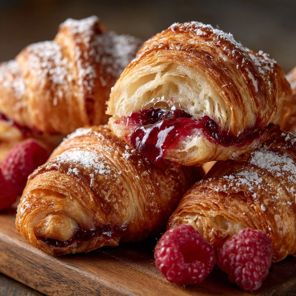 Almond Crescents with Raspberry Jam Recipe - Recipe Image