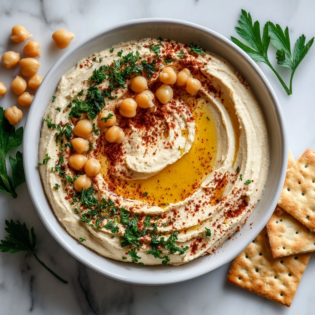 Homemade Hummus Recipe - Recipe Image
