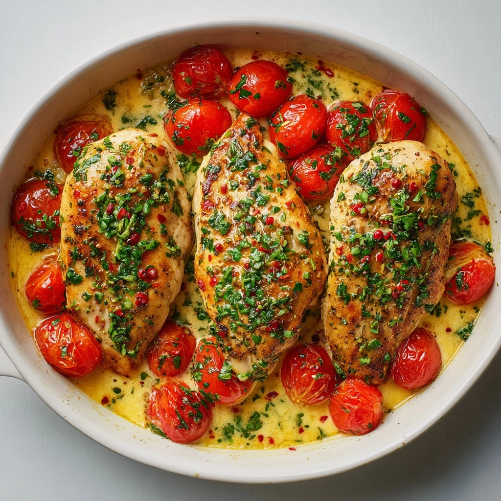 Baked Tuscan Chicken Breasts Recipe - Recipe Image