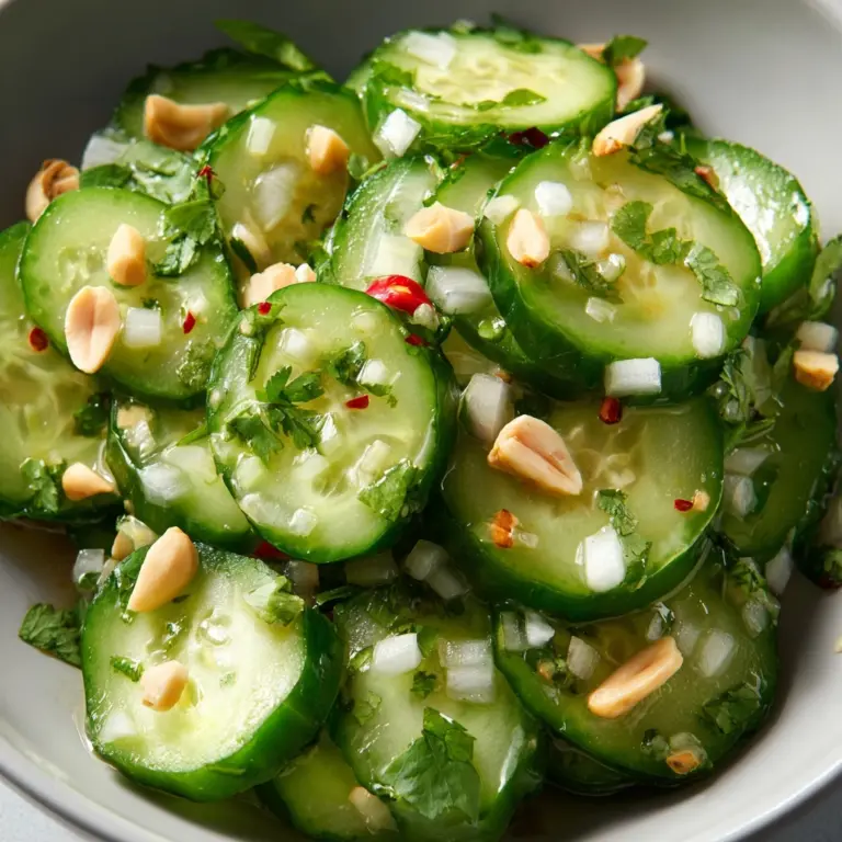 Spicy Cucumber Salad Recipe