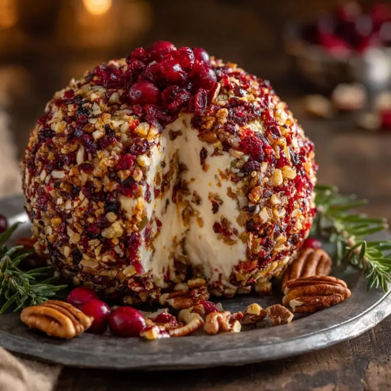 Cranberry Pecan Cheese Ball Recipe