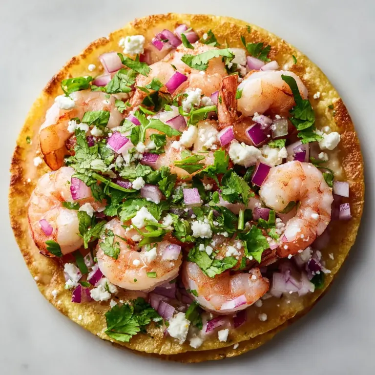 Coconut Shrimp Ceviche Tostadas Recipe