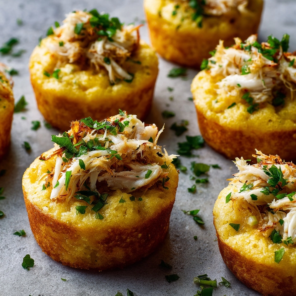 Irresistible Mini Cornbread Crab Muffins to Try Now Recipe - Recipe Image