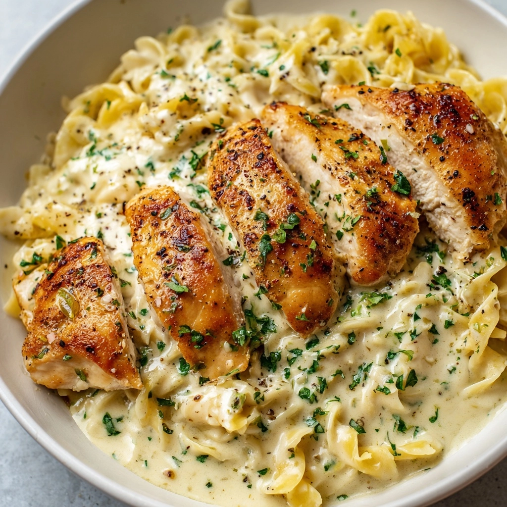 Chicken in Boursin Garlic Herb Cream Sauce Recipe - Recipe Image