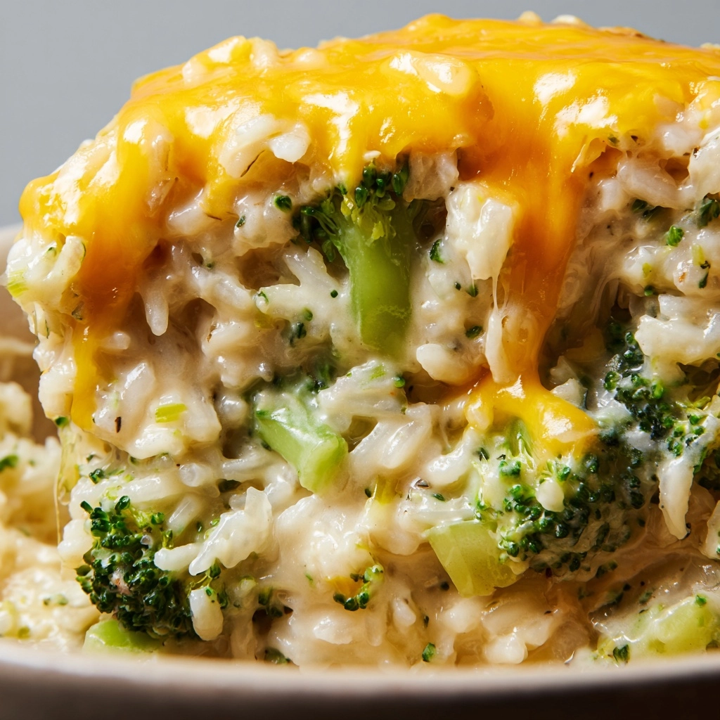 Broccoli Cheese Rice Casserole Recipe - Recipe Image