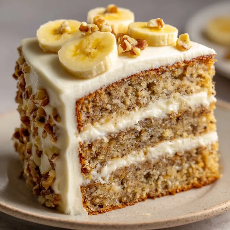 Banana Bread Cake with Cream Cheese Frosting Recipe
