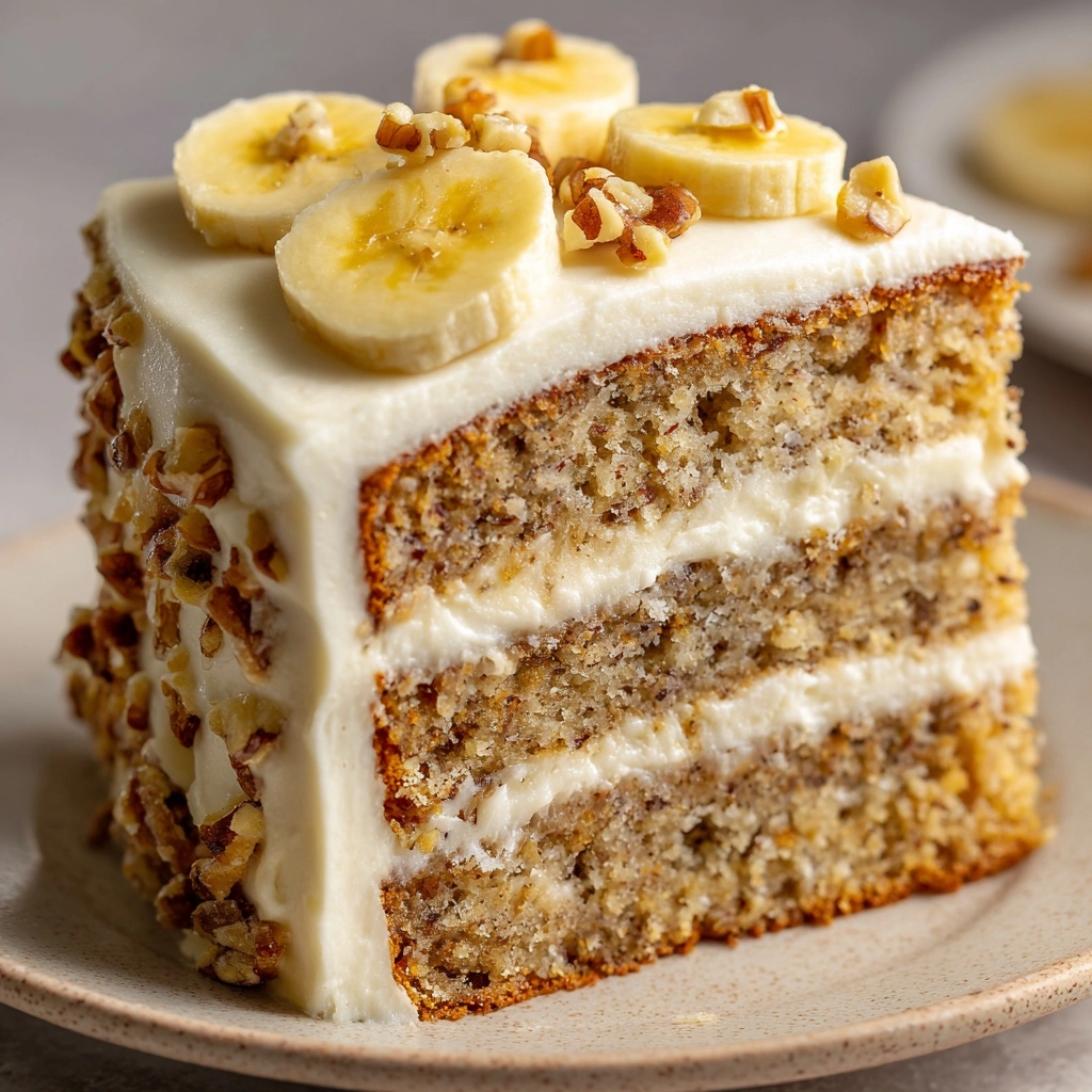 Banana Bread Cake with Cream Cheese Frosting Recipe