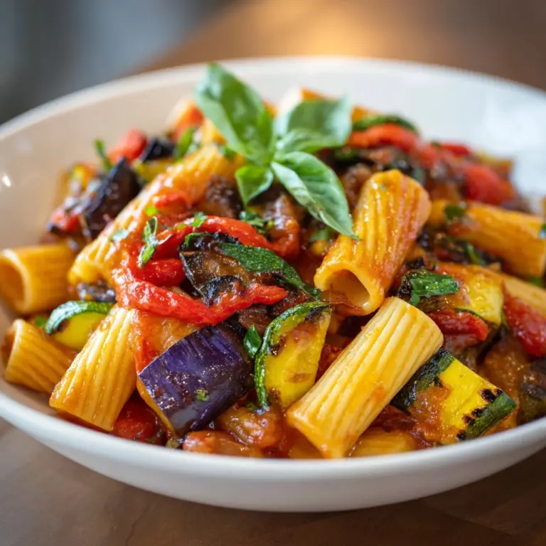 Roasted Vegetable Pasta Recipe