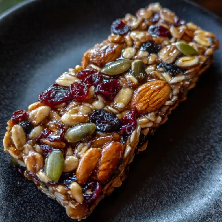 Homemade Energy Bars Packed with Strength and Energy Recipe