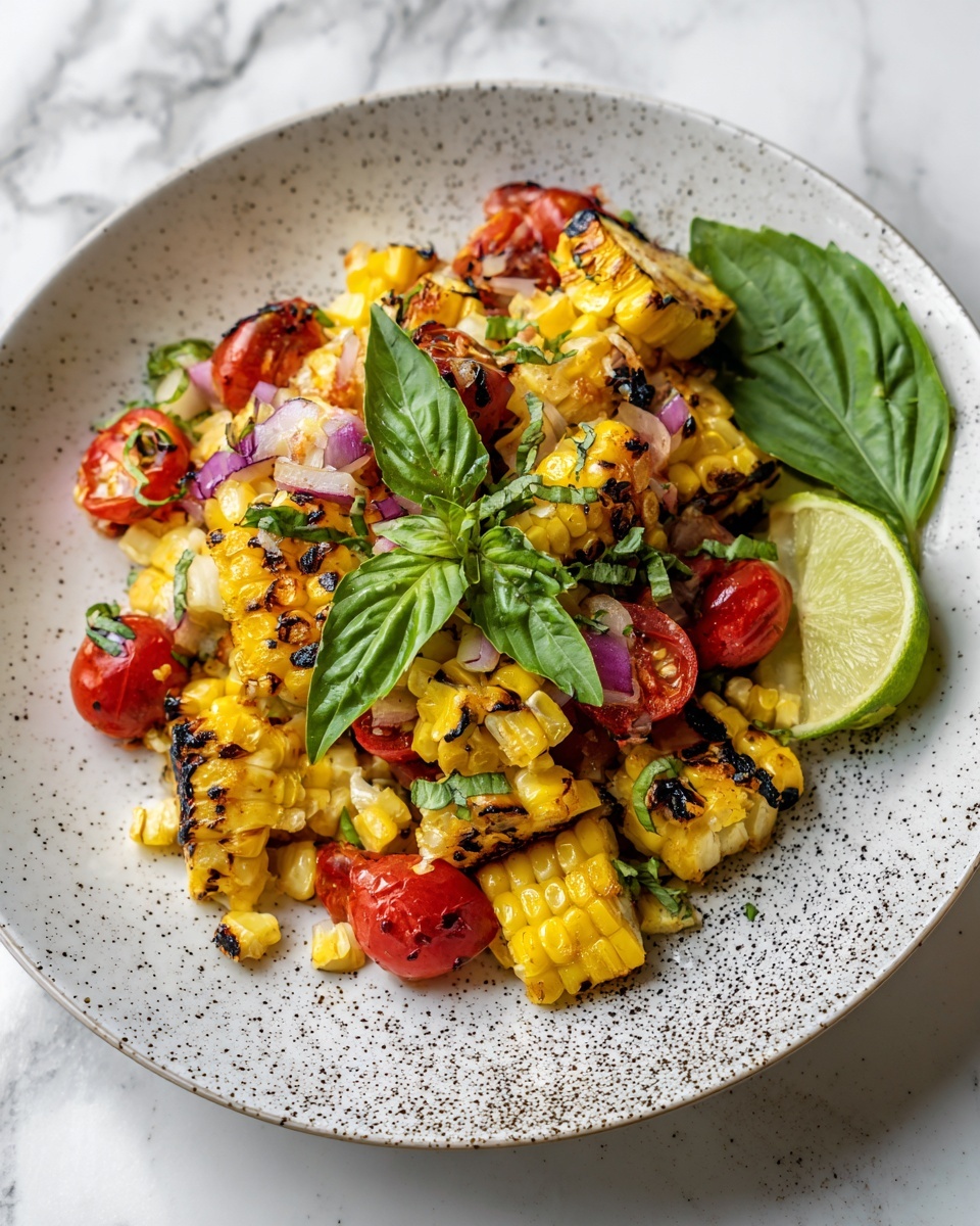 Charred Corn Delight Recipe - Recipe Image
