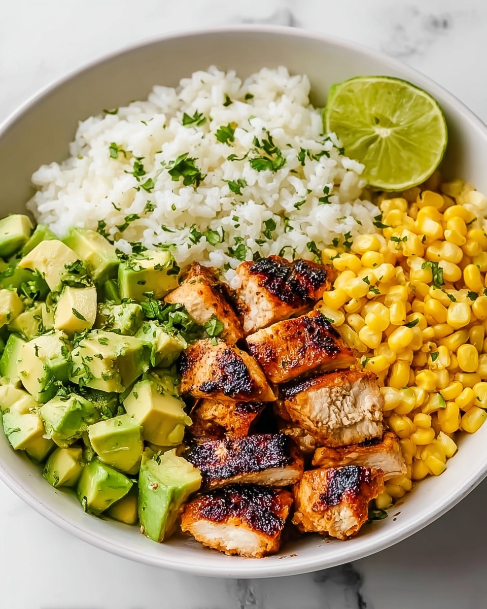 Honey Chipotle Chicken Rice Bowls Recipe - Recipe Image