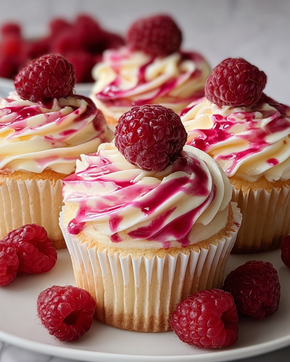 Raspberry Cheesecake Cupcakes Recipe - Recipe Image