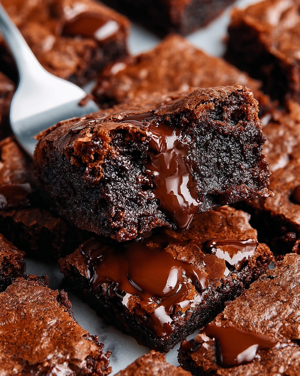 Peanut Butter Chocolate Fudge Brownies Recipe - Recipe Image