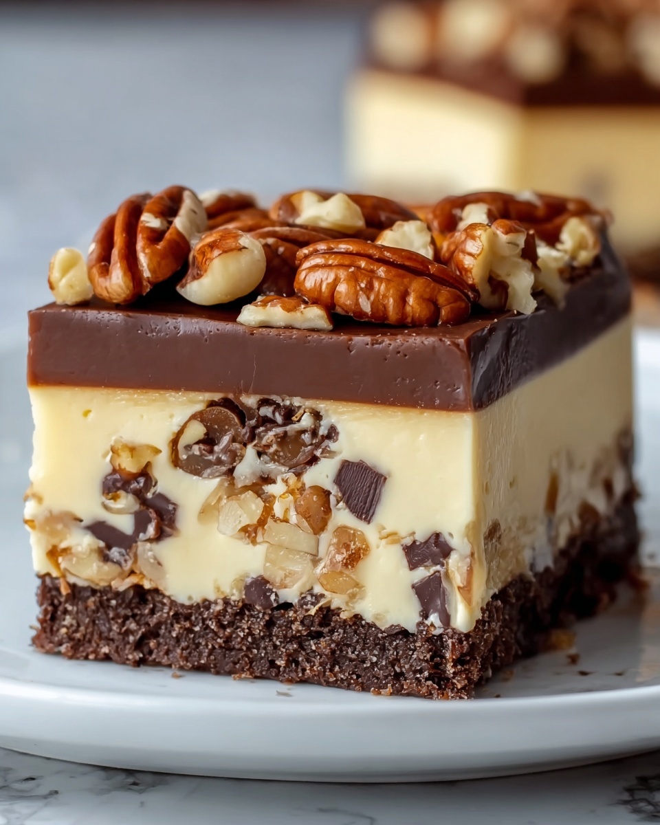 Chocolate Pecan Cheesecake Recipe - Recipe Image